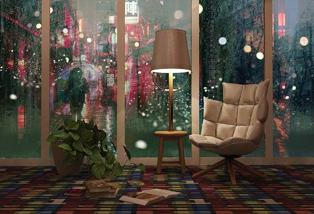 osvetlenie pri lampe